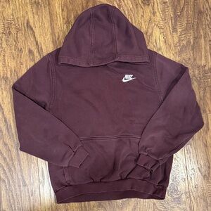 Nike Burgundy Pullover Hoodie